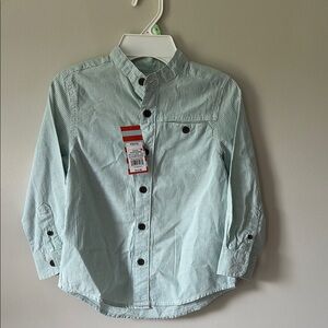 Kids - Cat & Jack Green Casual Button Down Shirt